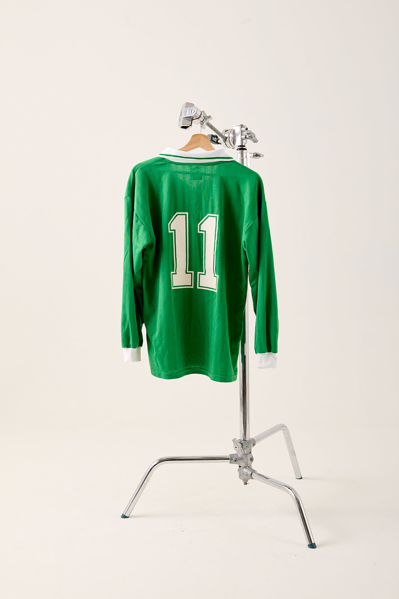Umbro Football Jersey with long sleeves #11, late 1990s (Medium)