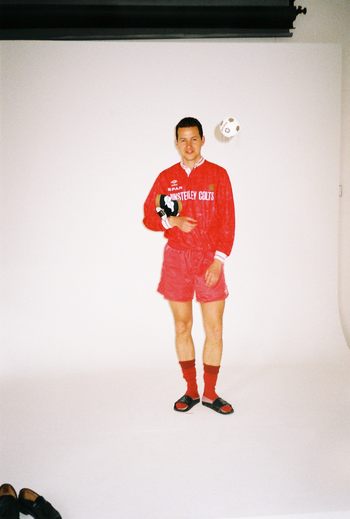 Umbro Football Jersey with long sleeves #8, early 1990s (Medium)