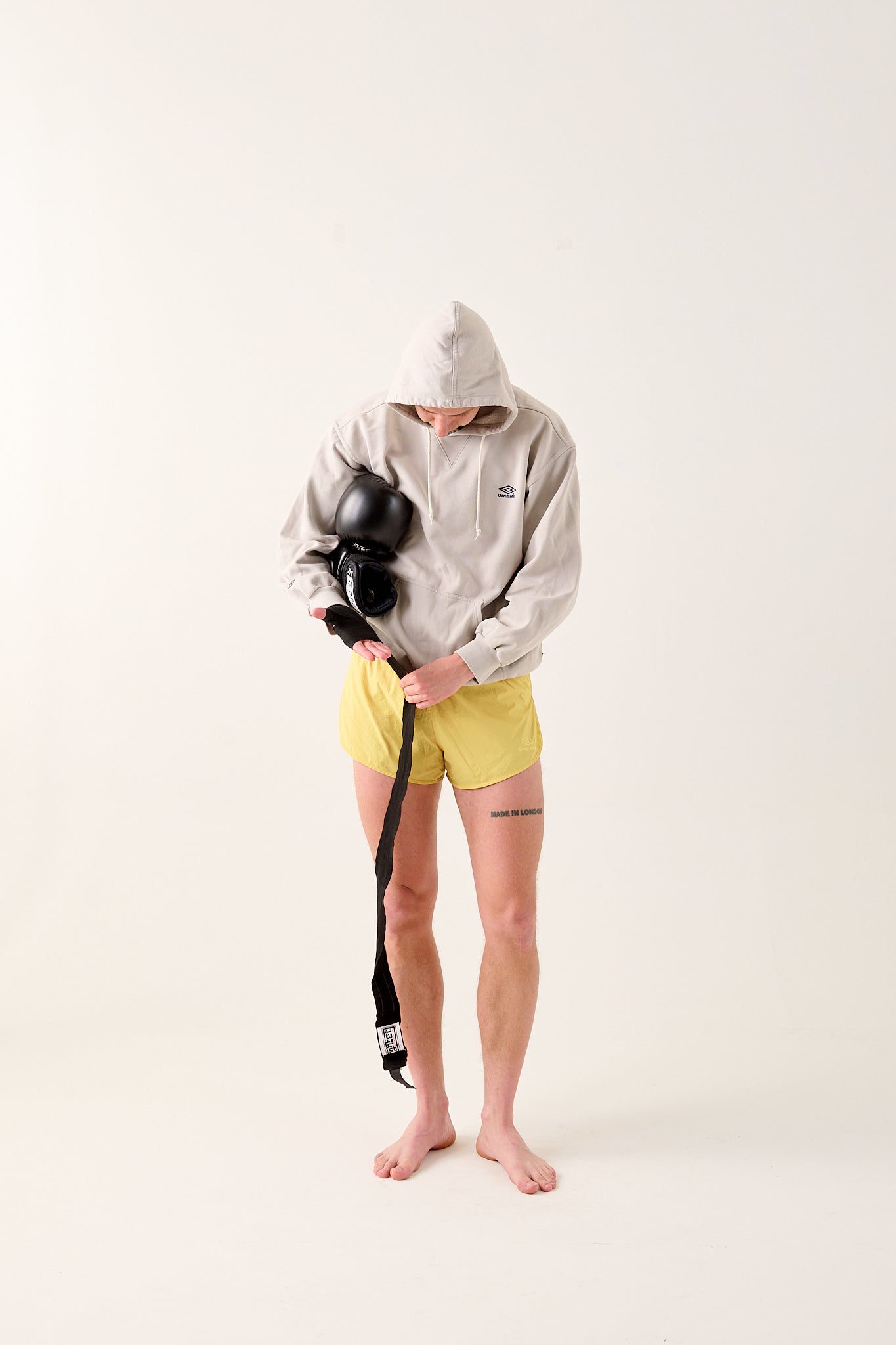 Umbro Hooded Sweatshirt, 1990s (Large)