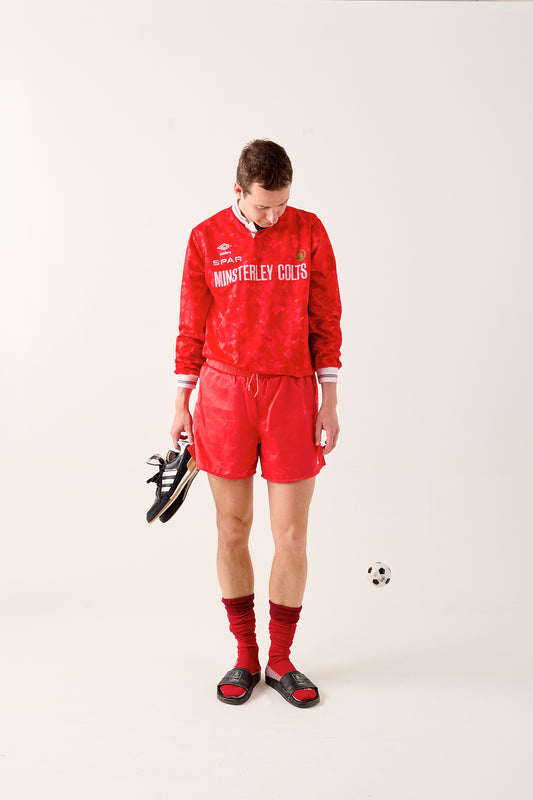 Umbro Football Jersey with long sleeves #8, early 1990s (Medium)